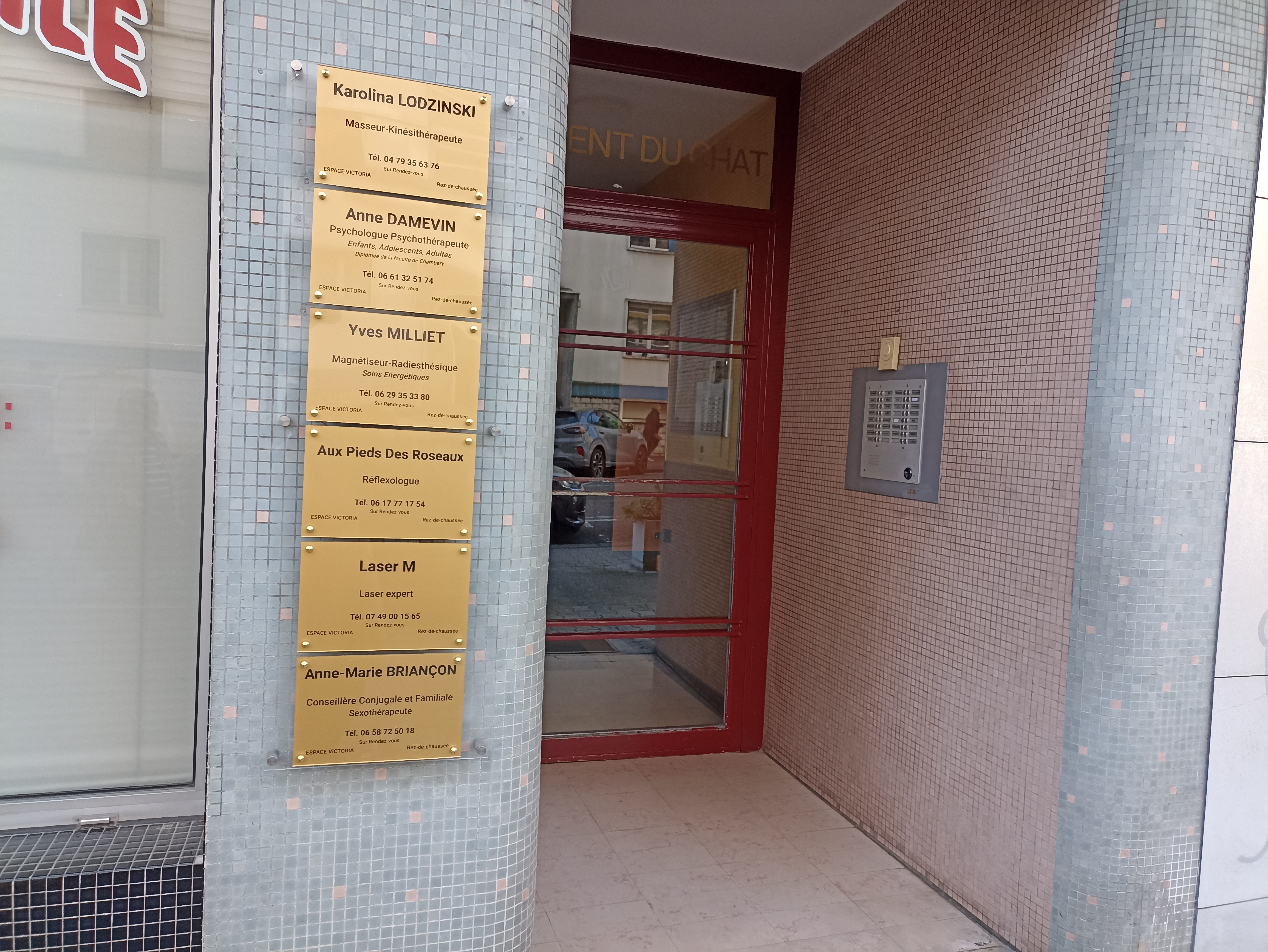 Entrée du cabinet